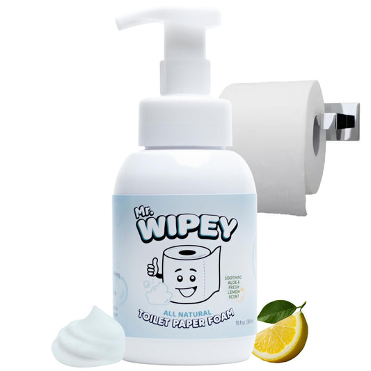 Papel Higiénico de Espuma Mr. Wipey Limón Suave para Niños