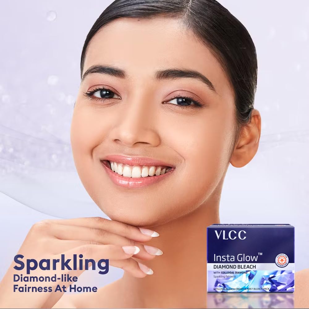 VLCC Insta Glow Diamond Bleach, 60G