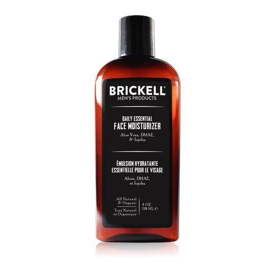 Brickell Men's Products Daily Essential Face Moisturizer, 4 Ounce