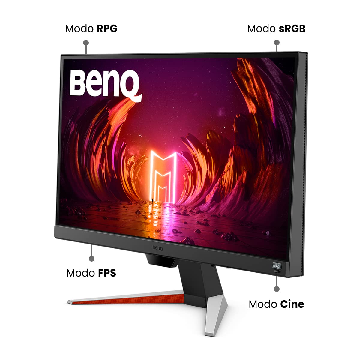 BenQ MOBIUZ EX240N 23.8" Monitor Gamer FHD 1920x1080 HDRi 165Hz (soporta 144Hz) 1ms MPRT AMD FreeSync Premium Bocinas internas Eye Care Bisel Delgado