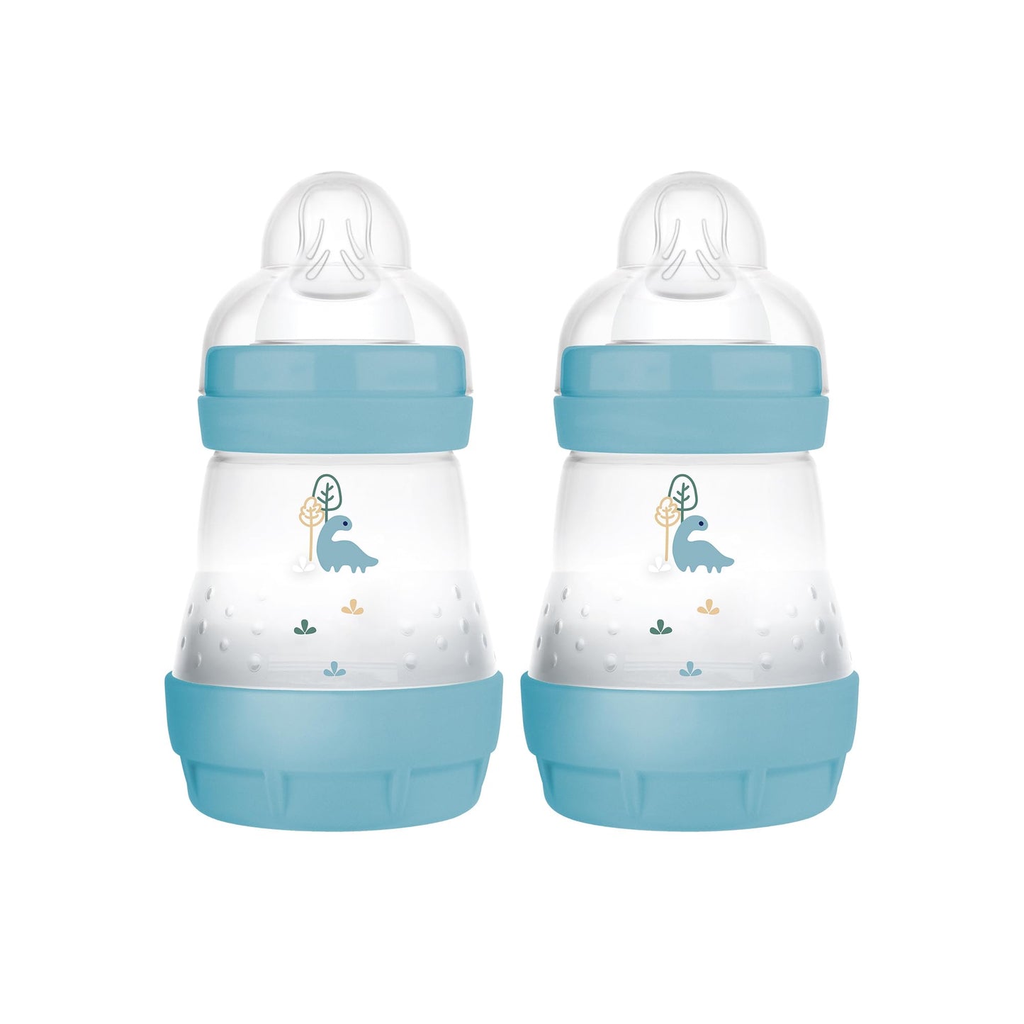 MAM Easy Start - Biberón anticólico de 5 onzas, flujo lento, botella de pezón de silicona similar a la lactancia materna, reduce los cólicos, gas y reflujo, fácil de limpiar, sin BPA, biberones