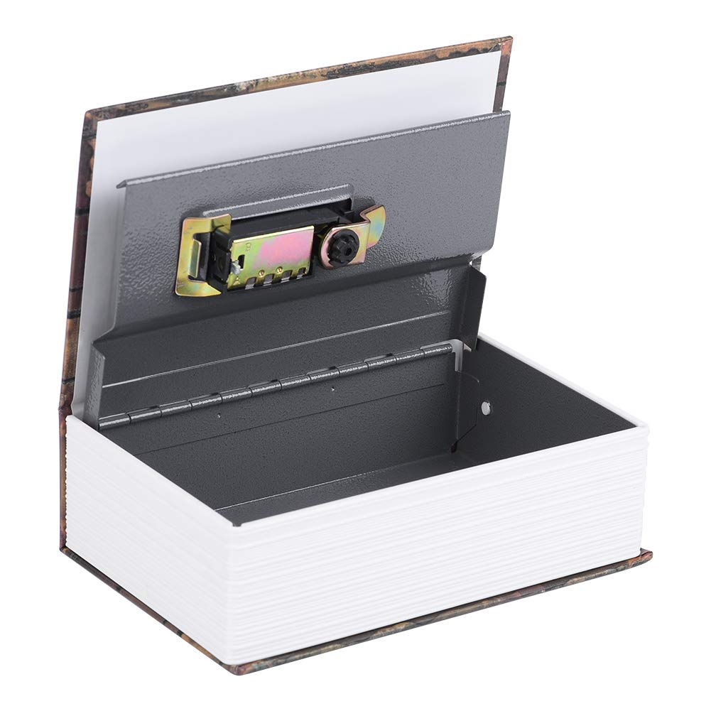 Caja de Seguridad - Caja de efectivo oculta bloqueo de contraseña, Caja fuerte portátil para guardar dinero, joyas, libros y pasaportes(LOVE)