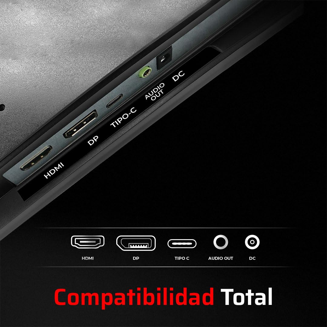 Balam Rush Andromeda Monitor Gamer Curvo MAG27Y, 27 Pulgadas, FHD, 180Hz, 1ms, VA, Pantalla Curva R1800, F-Sync, G-Sync, Flicker-Free, HDMI 2.1, DisplayPort 1.4 (Blanco)