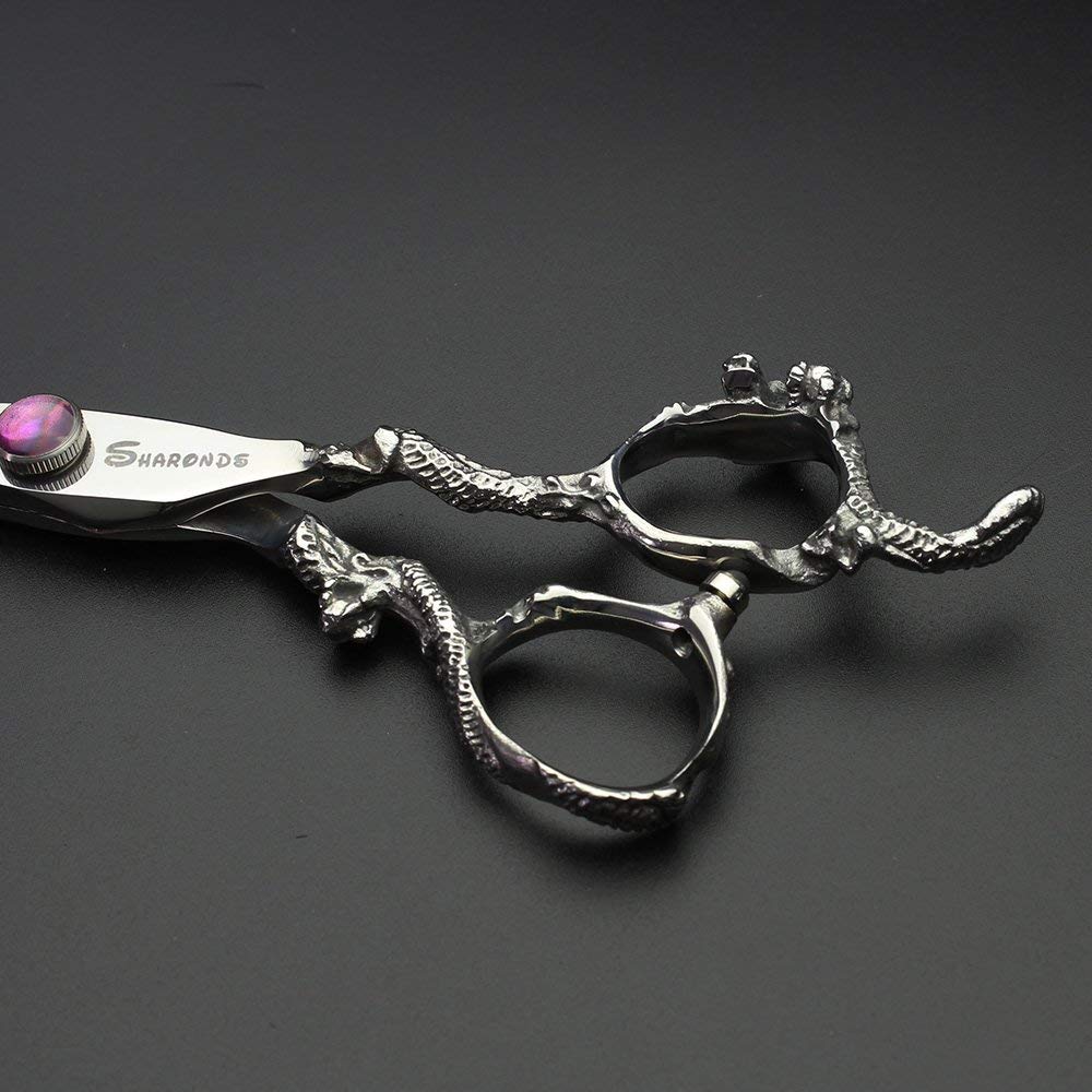 Tijeras profesionales de peluquería de 7, 7.5, 8, 9 pulgadas, para peluquería, corte de dragón (grande). (7 pulgadas—A)