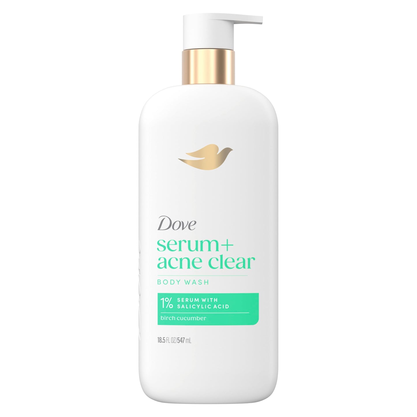 Dove Body Wash Acne Clear Clears & helps prevent acne 1% clearing salicylic acid acne treatment 18.5 oz