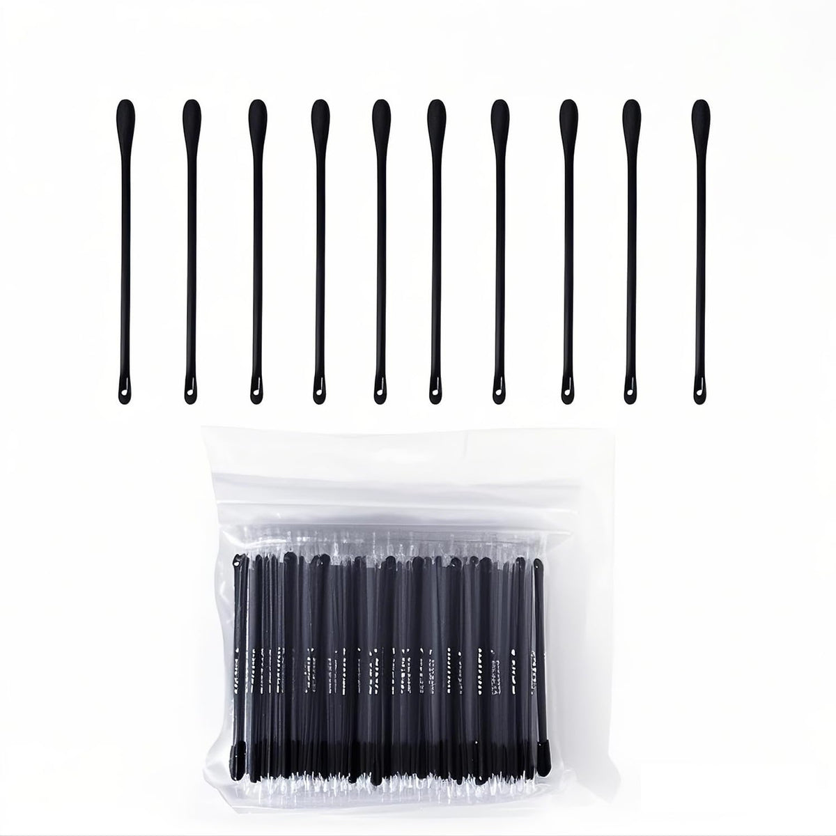 Doromy- 200 piezas de removedor de puntos negros desechable de plástico, extractor de comedones de doble cabeza, removedor de espinillas negras
