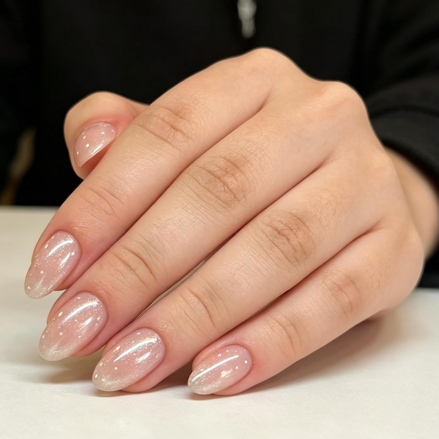Woakess False Nail 1ml 24 Piezas U?as Postizas Cortas Largas