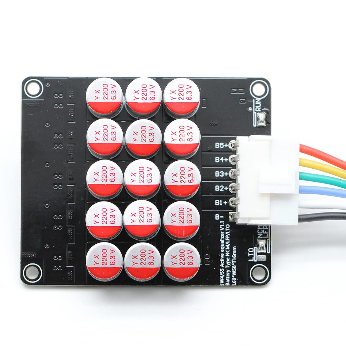 Módulo de Equalización Activa 4S 5S 5A LFP Lifepo4 Lipo/Titanato LTO Batería Transferencia de Energía Condensador Rápido