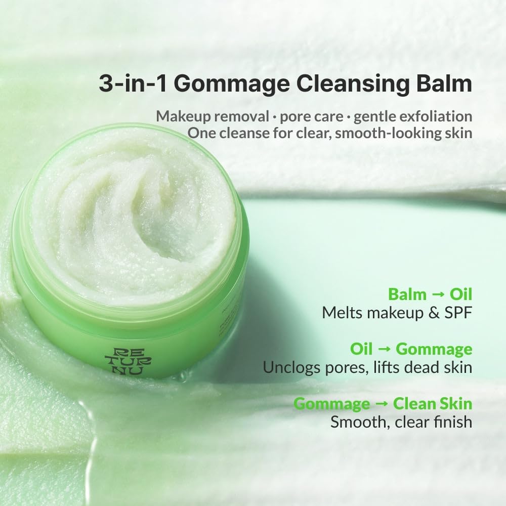 Returnu Pore Shooter Gommage Cleansing Balm