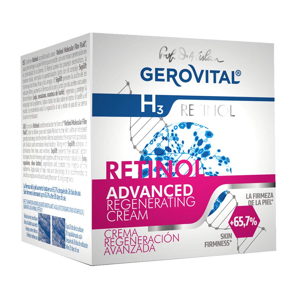 Gerovital H3 Classic Retinol Advanced Regenerating Cream, 50 ml, 45+ by Gerovital H3 Classic Retinol