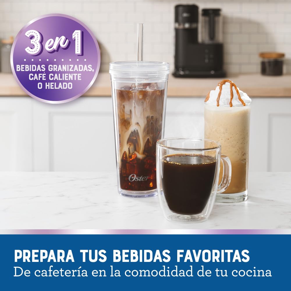 Cafetera Frappé Oster con Licuadora