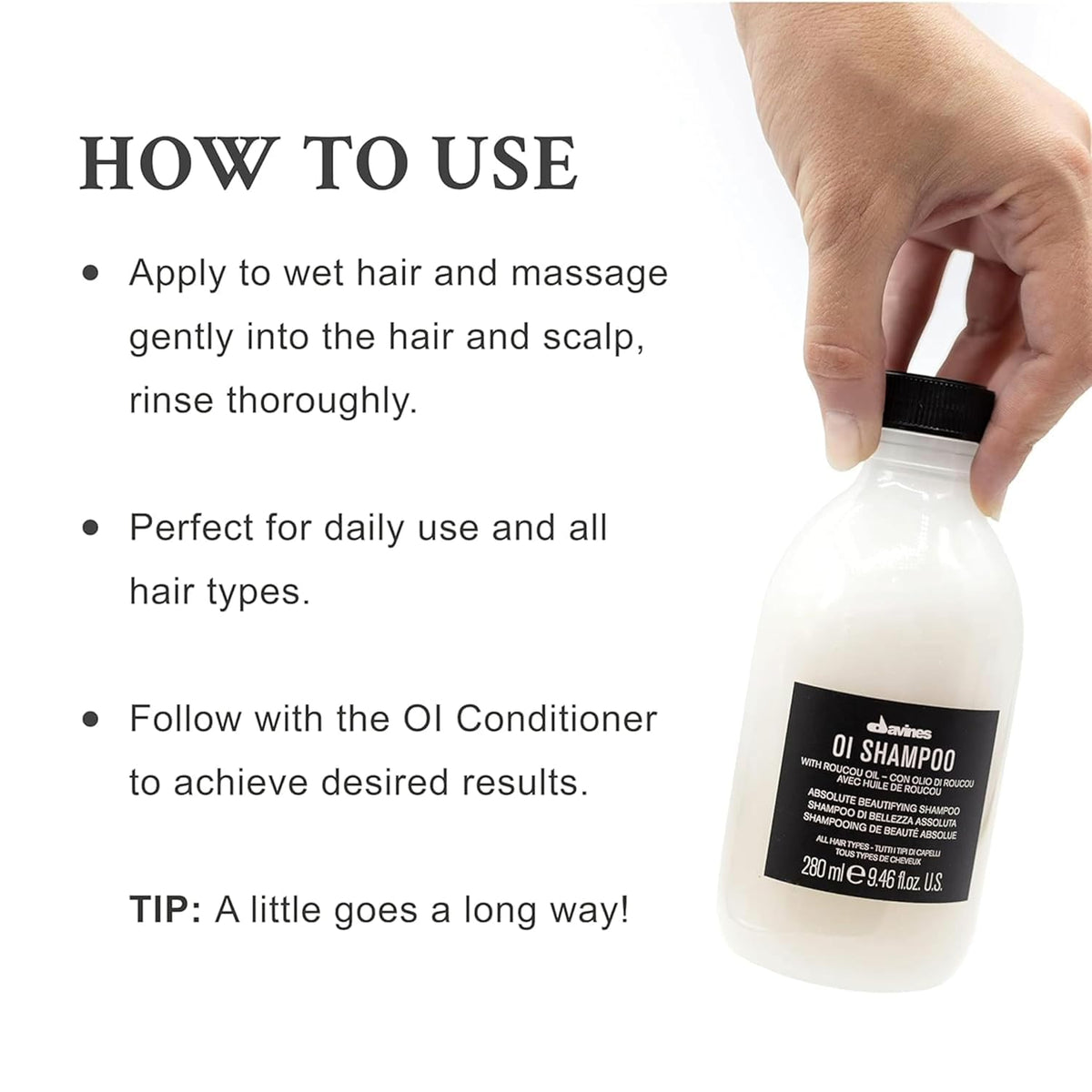 Champú OI de Davines.
