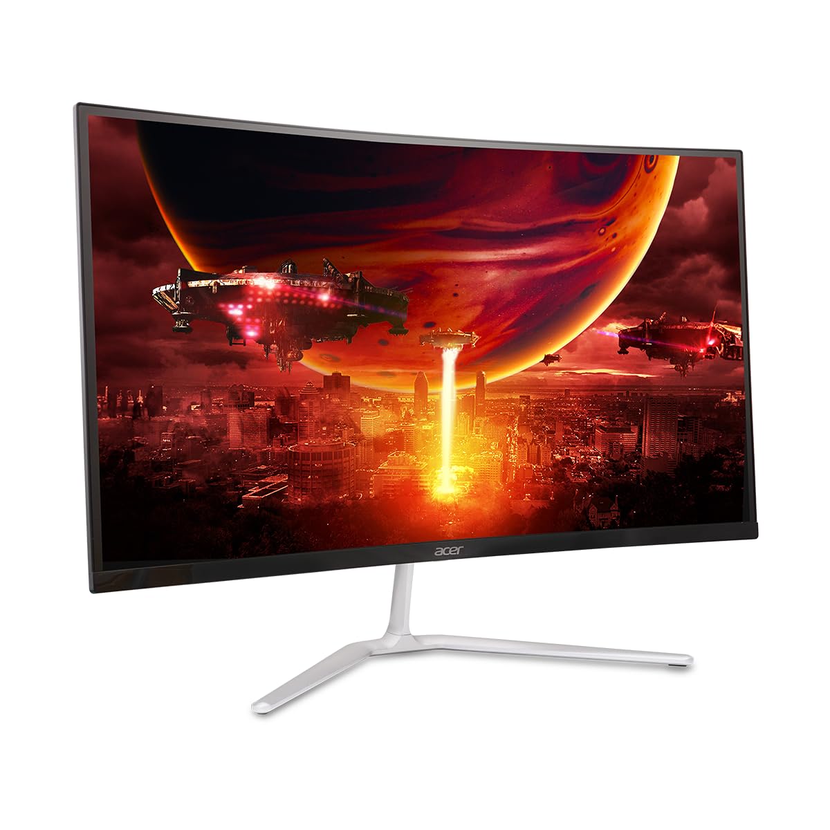 Acer Monitor Gamer Nitro EDA270U 27" Curvo WQHD (2560 x 1440) Panel VA | Tecnología AMD FreeSync Premium | 170Hz | 1ms (VRB) | Puertos HDMI y DisplayPort
