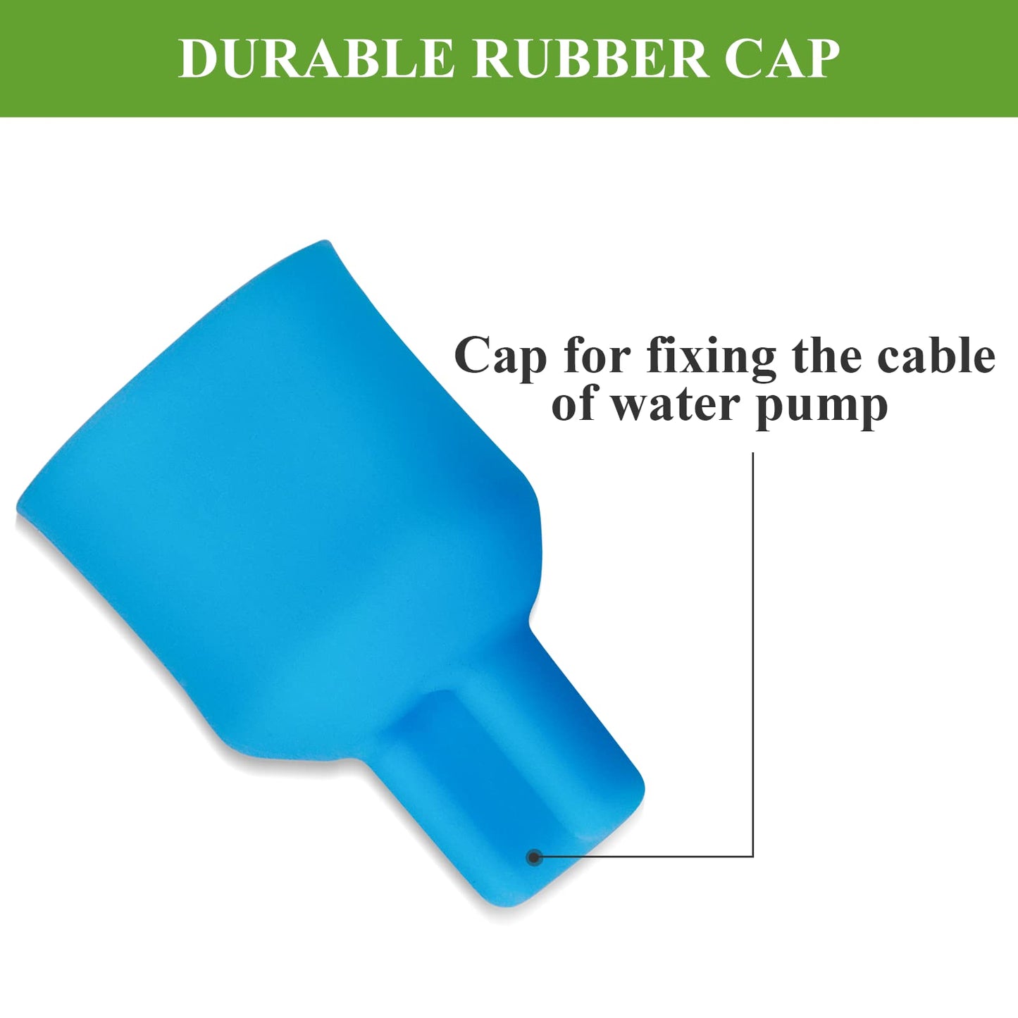 Cepheus Tapa de Goma para Fuente Agua Gatos, Azul / Patchwork, Duradera y Elástica, Compatible con Cepheus, Cerámica Ipet, Acero Inoxidable