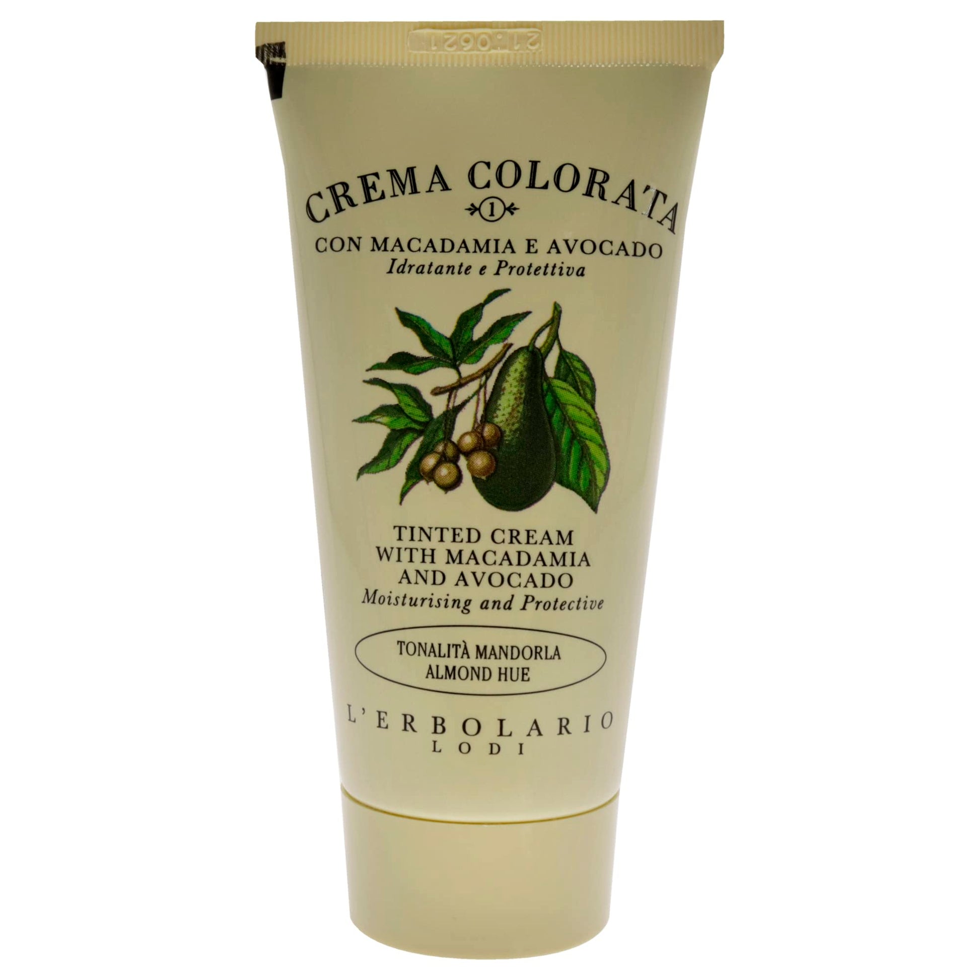Tinted Face Cream (Crema Colorata) with Macademia Nut and Avocado-Almond (Mandorla) Shade by L'Erbolario Lodi by L'Erbolario Lodi