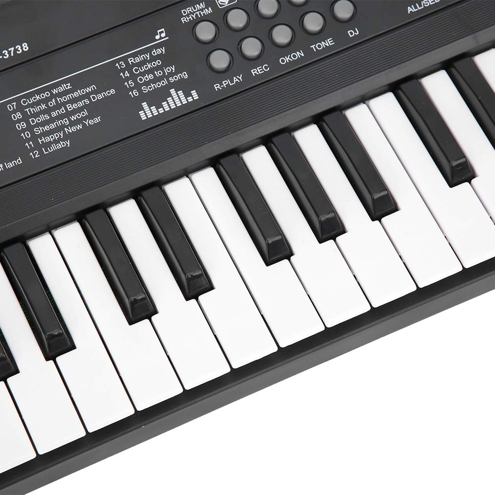 Piano Eléctrico Sanpyl con Micrófono Instrumento Musical Infantil