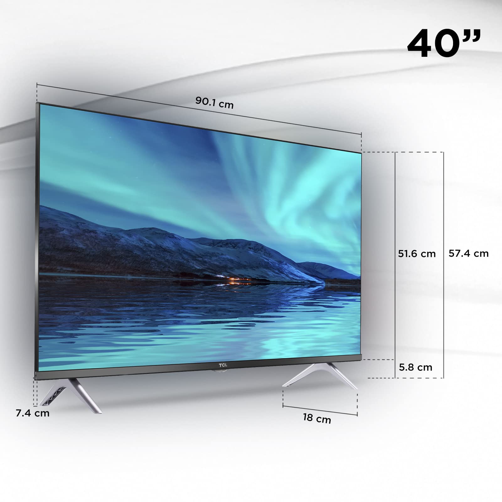 Pantalla LED TCL 40" FHD Smart TV Android TV