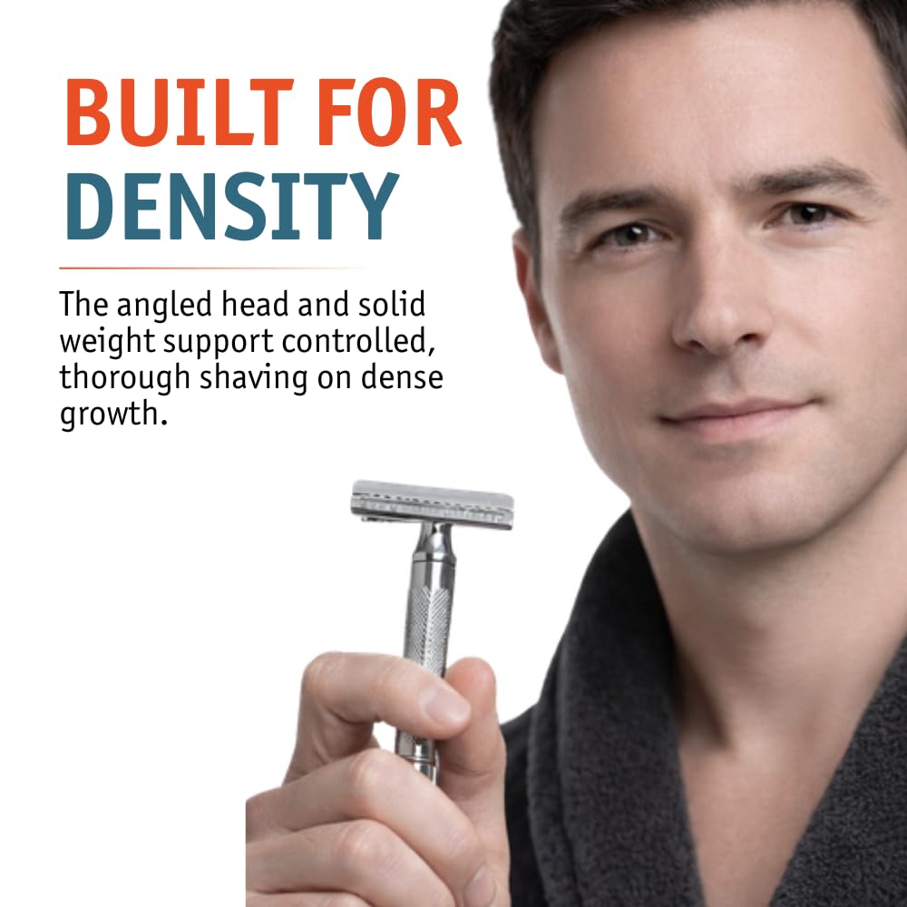 Merkur-Razor Safety Razor 37c Chrome with Slant Bar