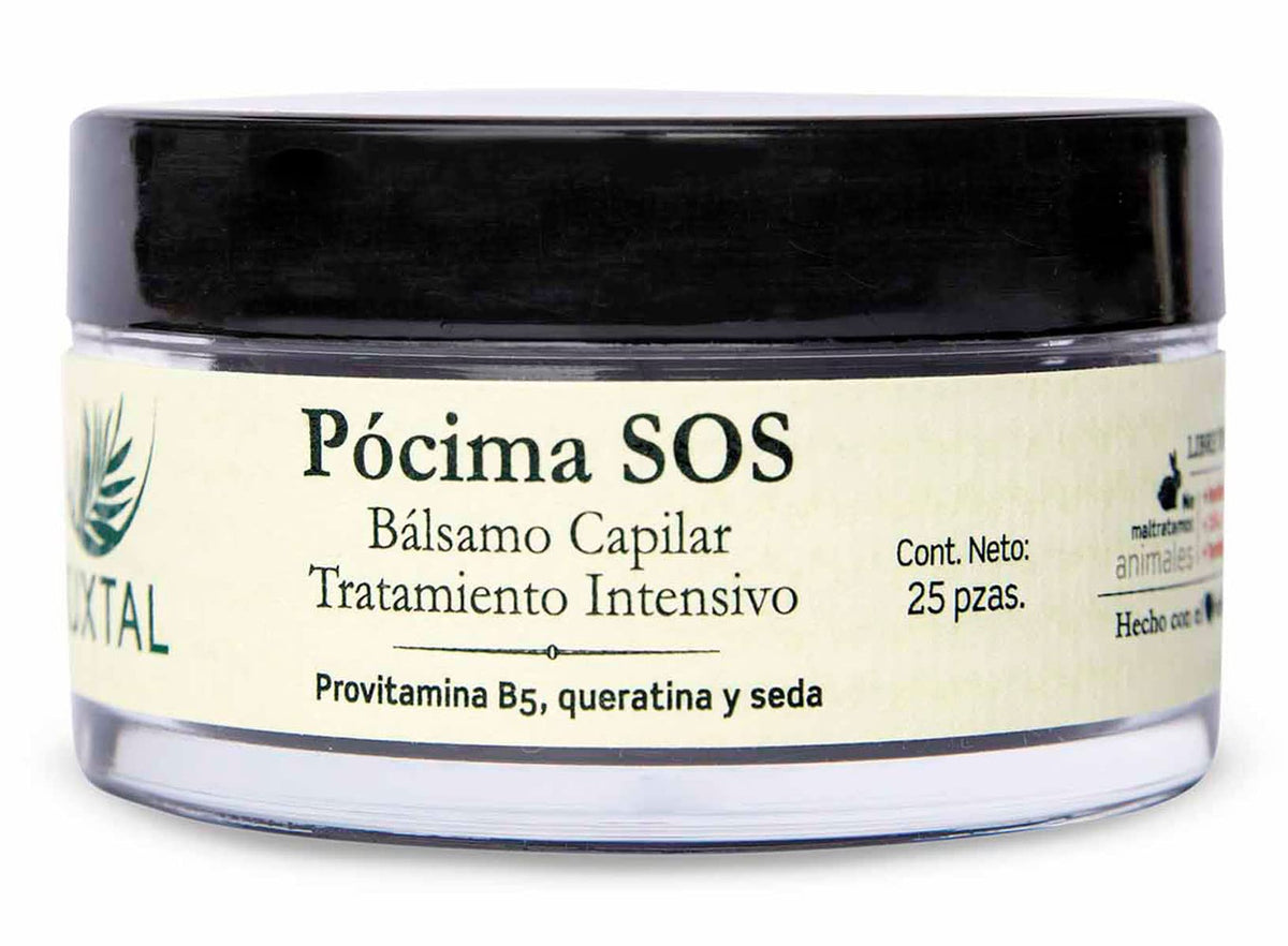 Tratamiento Capilar KUXTAL Pócima SOS para Reparación y Antifrizz