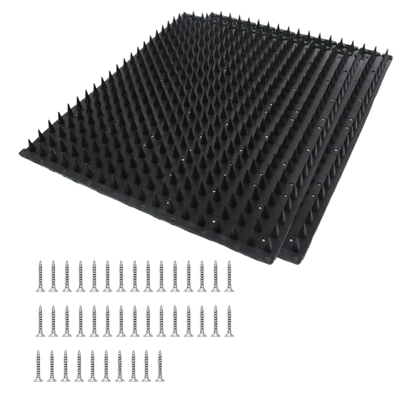 Poste Rascador Equino Almohadilla Negro con 40 Tornillos para Alivio de Cosquillas de Animales