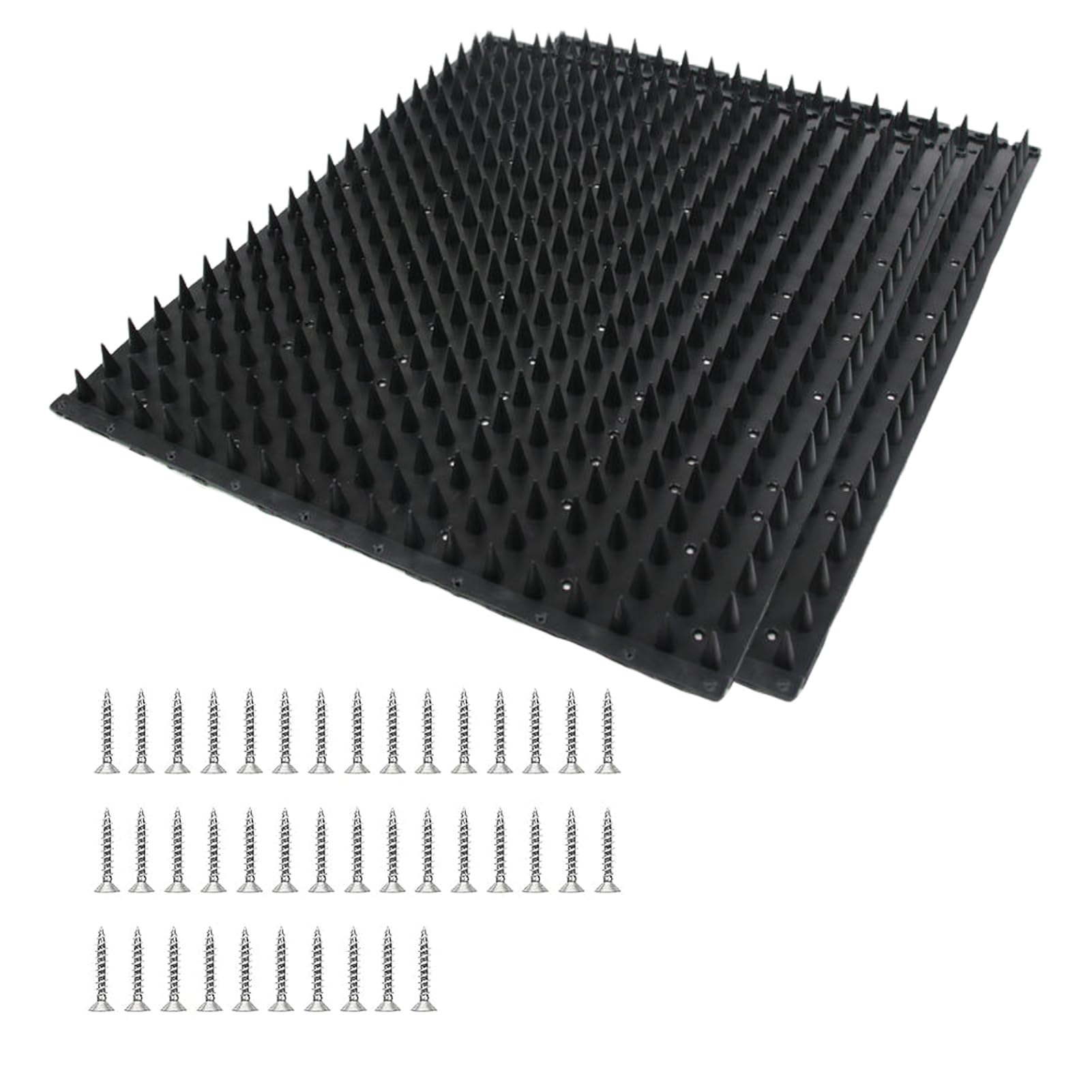 Poste Rascador Equino Almohadilla Negro con 40 Tornillos para Alivio de Cosquillas de Animales