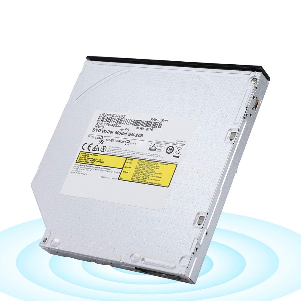 Grabadora de DVD-RW Interna ultradelgada, grabadora de Unidad de DVD/CD Slim portátil para computadora portátil