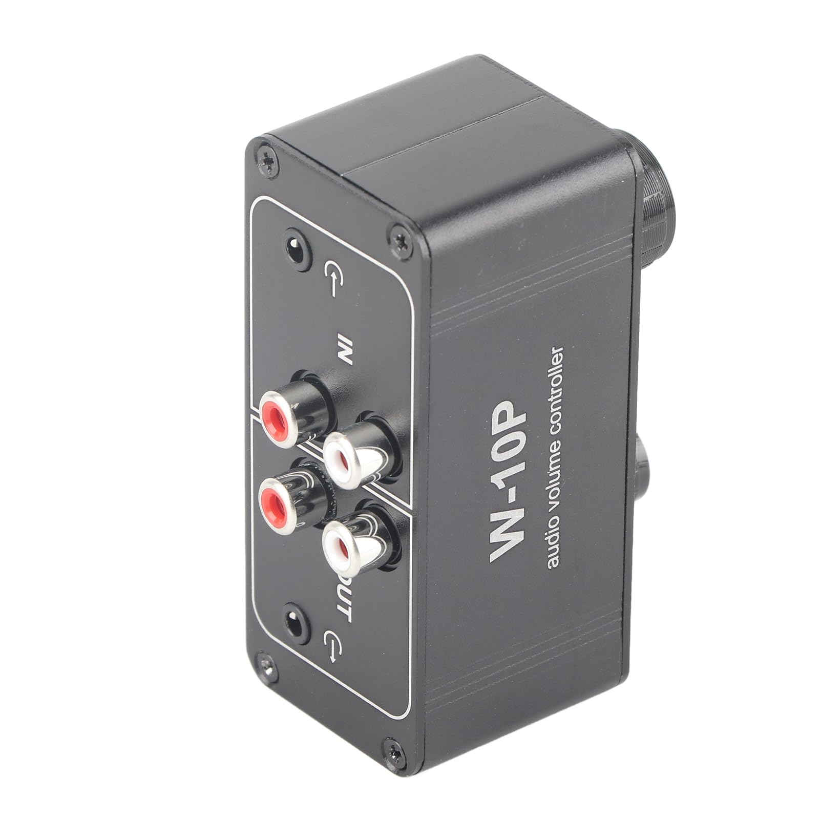 Controlador de Volumen, Mini Ajustador de Audio EstéReo con Salida de 3.5Mm Controlador de Volumen para Altavoces de Coche y Motocicleta