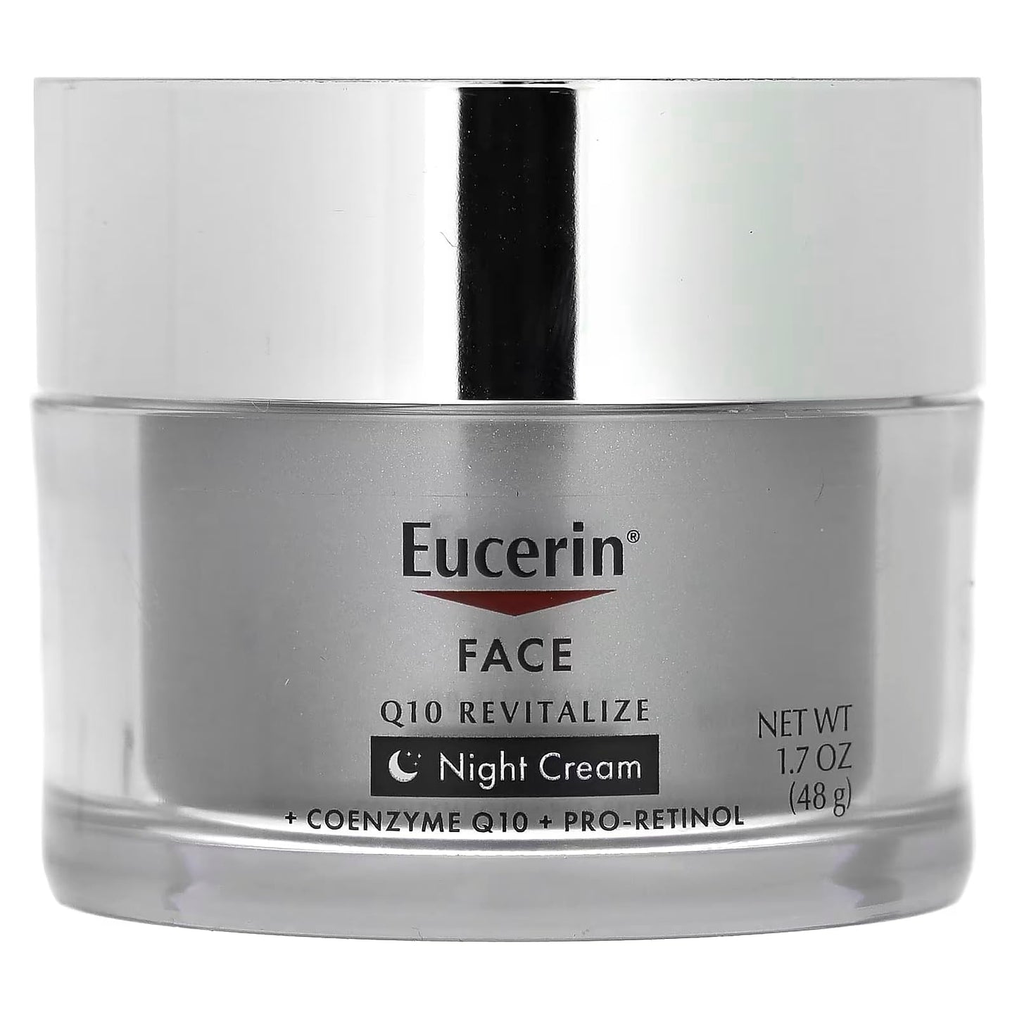 Eucerin, Crema antiarrugas de noche con CoQ10 y pro retinol, 48 g, 1.7 fluid ounces