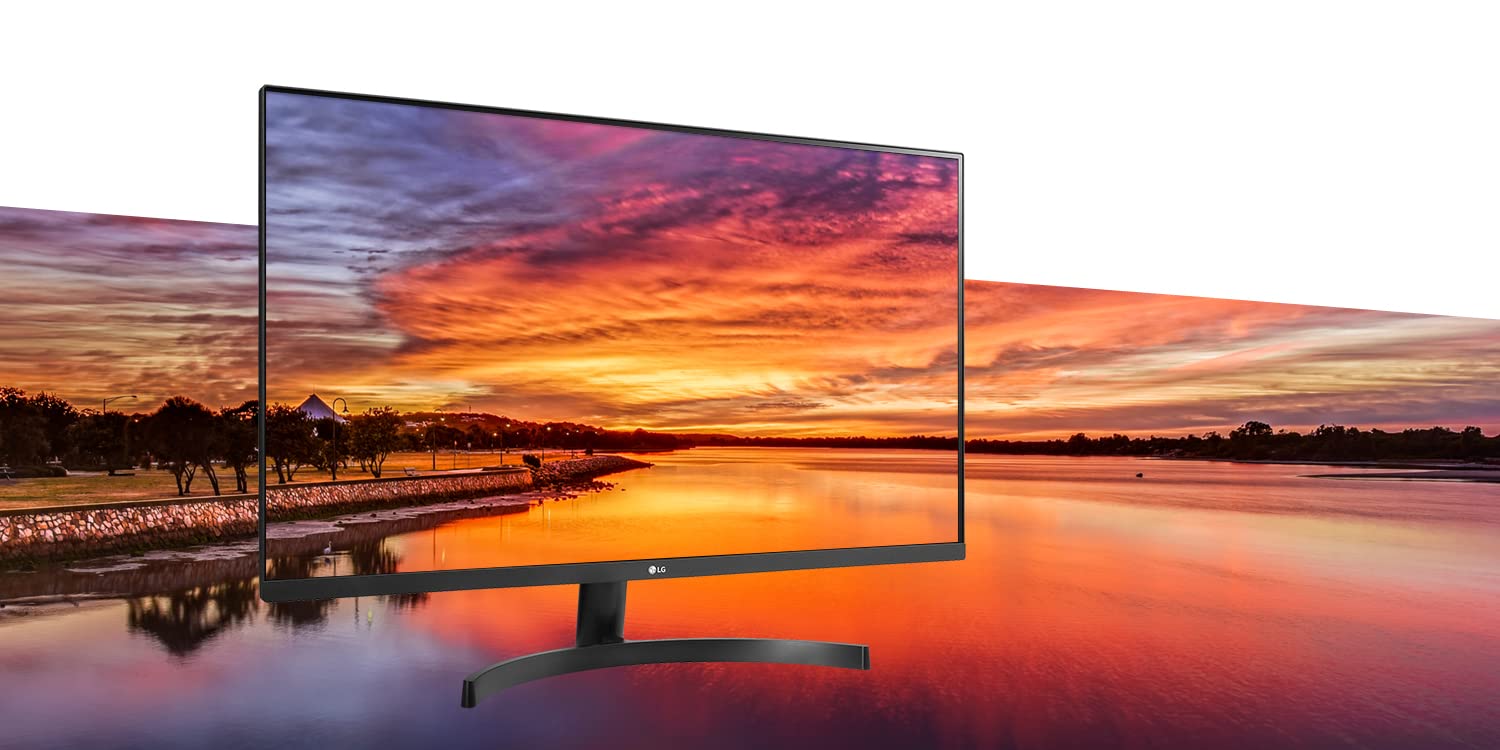 LG QHD 32QN600-B Monitor de computadora de 32 Pulgadas, IPS con compatibilidad HDR 10 y AMD FreeSync, Negro