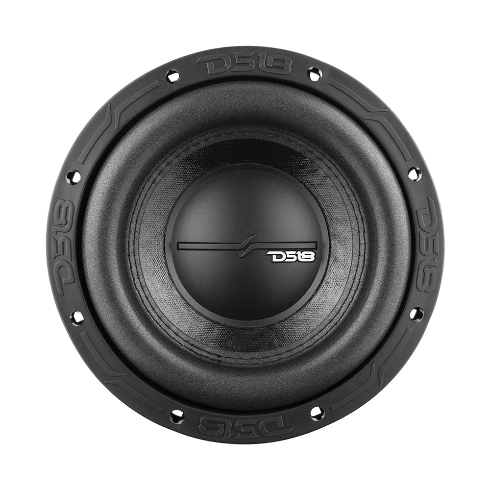 DS18 ZR8.4D Elite-Z - Subwoofer de Audio para Coche de 8 Pulgadas, Bobina de Voz Dual de 900 W, DVC de 4 ohmios y 4 ohmios (1 Altavoz)