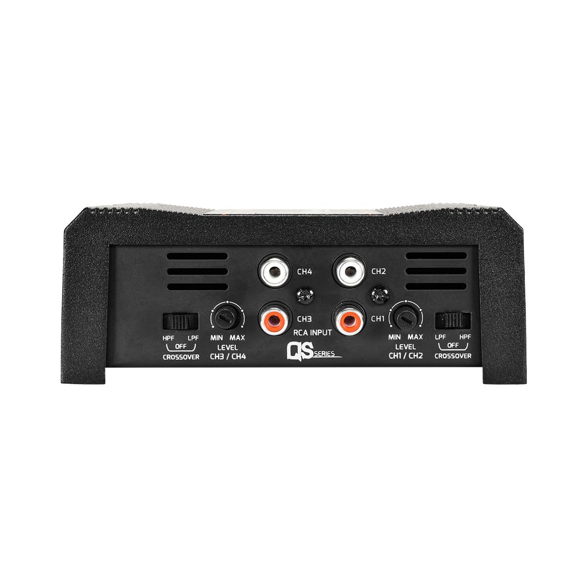 Amplificador de Audio Compacto PRV Audio QS400.4 Negro 4 Canales para Coche