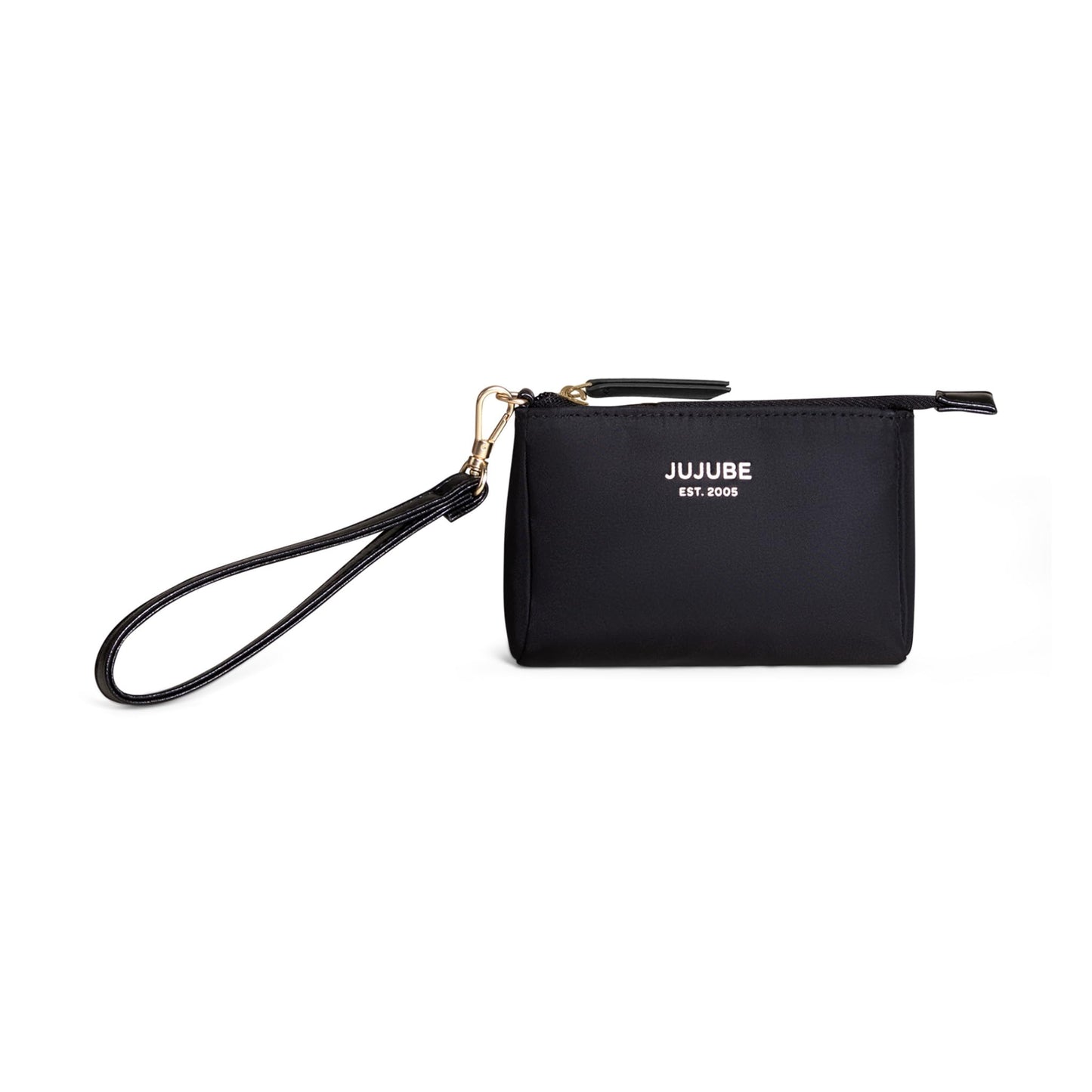 JuJuBe - Juego de bolsa de 3 piezas, bolsas organizadoras para pañales, bolso convertible a pequeño con correa cruzada, bolsa de cosméticos o maquillaje, grande, mediano y pequeño, negro