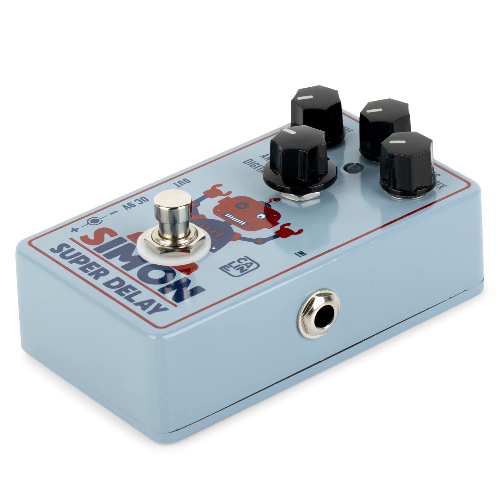 Caline CP-513 Simon Super Delay Pedal de efecto guitarra con opciones digitales, analógicas y de cinta