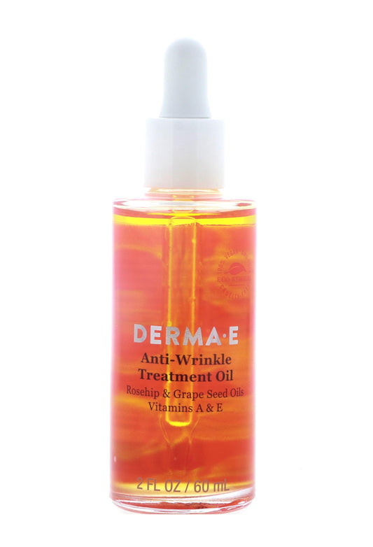 Pack of 2 x Derma E Vitamin A with E Wrinkle Treatment Oil - 2 fl oz