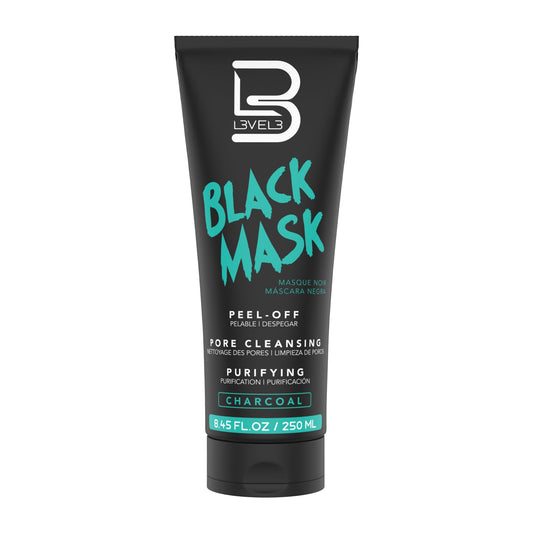 L3 Level 3 – Mascarilla Facial – Exfoliante Facial – Mascarilla Negra – Mascarillas Faciales que Limpian y Purifican Profundamente la Piel de Puntos Negros – Apto Para Piel Sensible – 250 ml