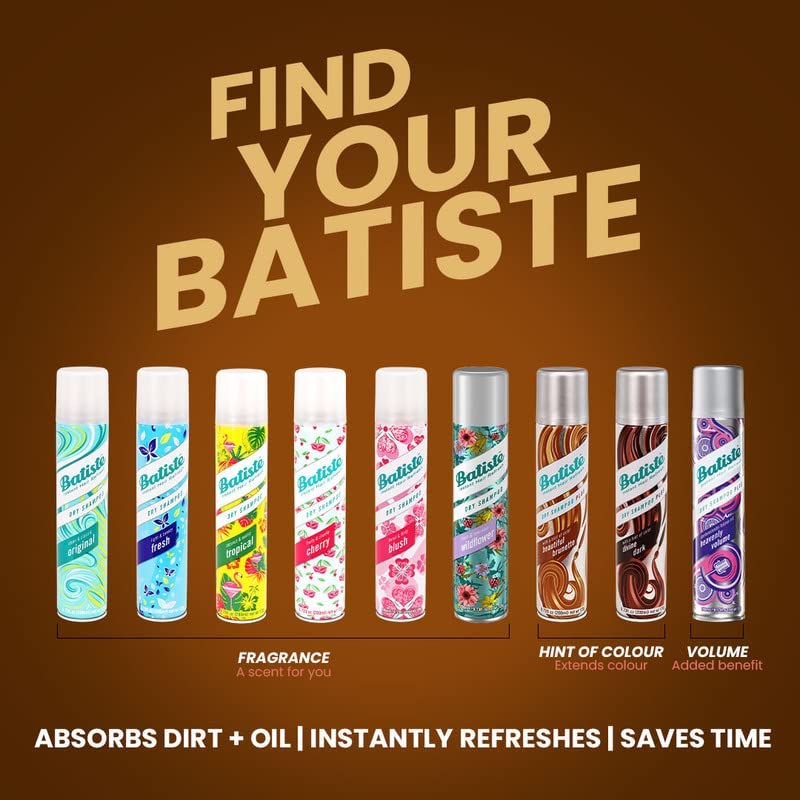Batiste Dry Shampoo, Beautiful Brunette, 6.73 Ounce