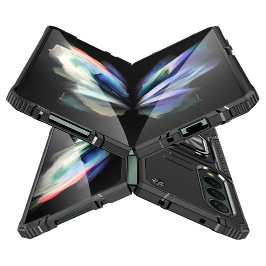 DABUNA Funda para Samsung Galaxy Z Fold 4 Case Uso Rudo (Negro)
