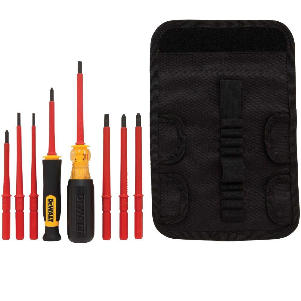 DEWALT Juego de destornilladores con aislamiento eléctrico por 10 piezas (DWHT66417)