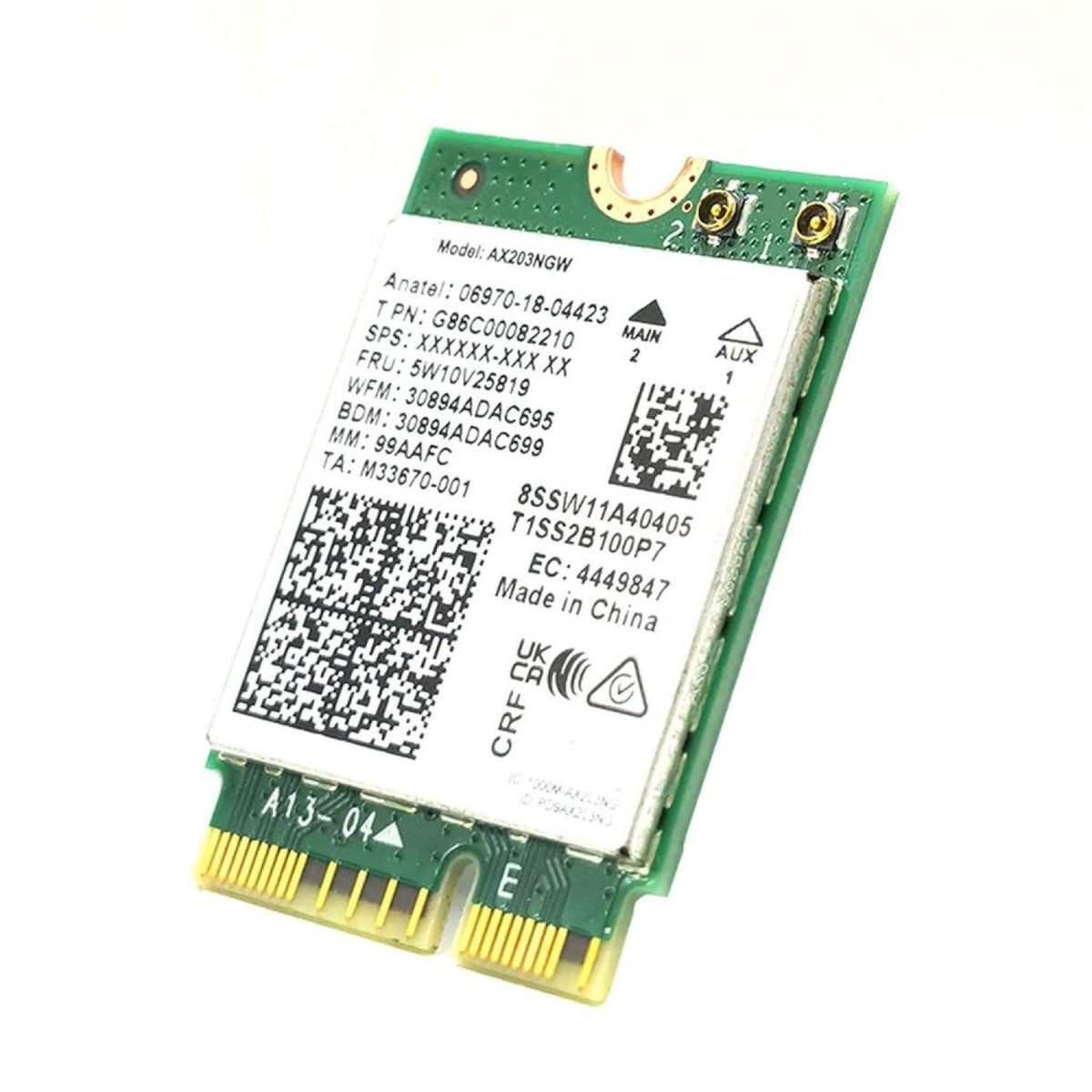 Adaptador WiFi 6 HighZer0 Electronics Intel AX203 Dual Band 1.2 Gbps Bluetooth 5.2 para Windows y Linux