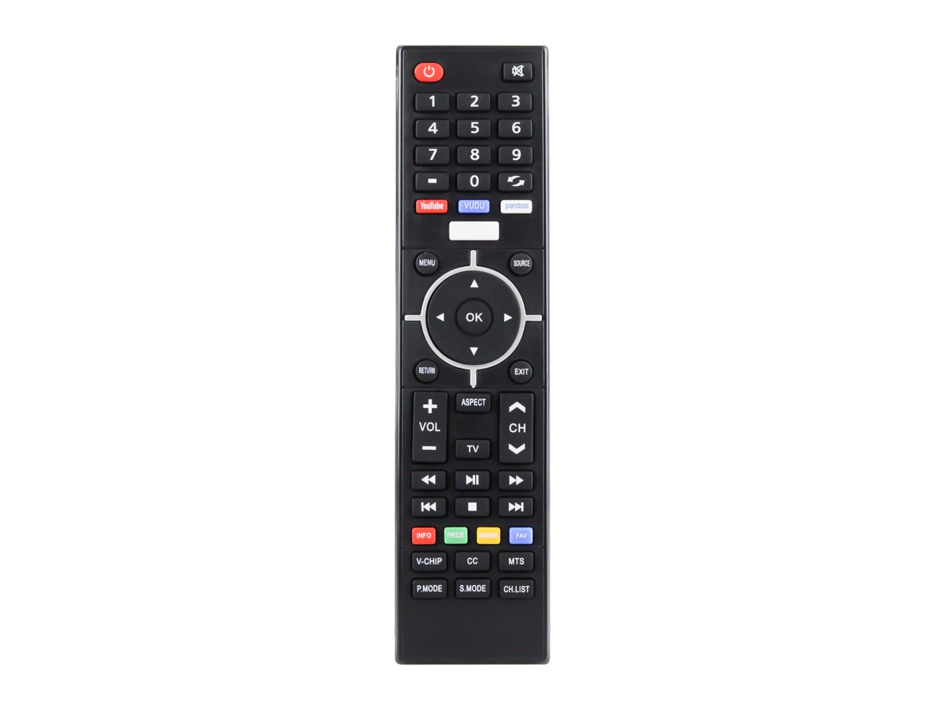 Control Remoto VIOS Element ALUX ATVIO Polaroid SEIKI Ty-49c-1 Pantalla Smart TV