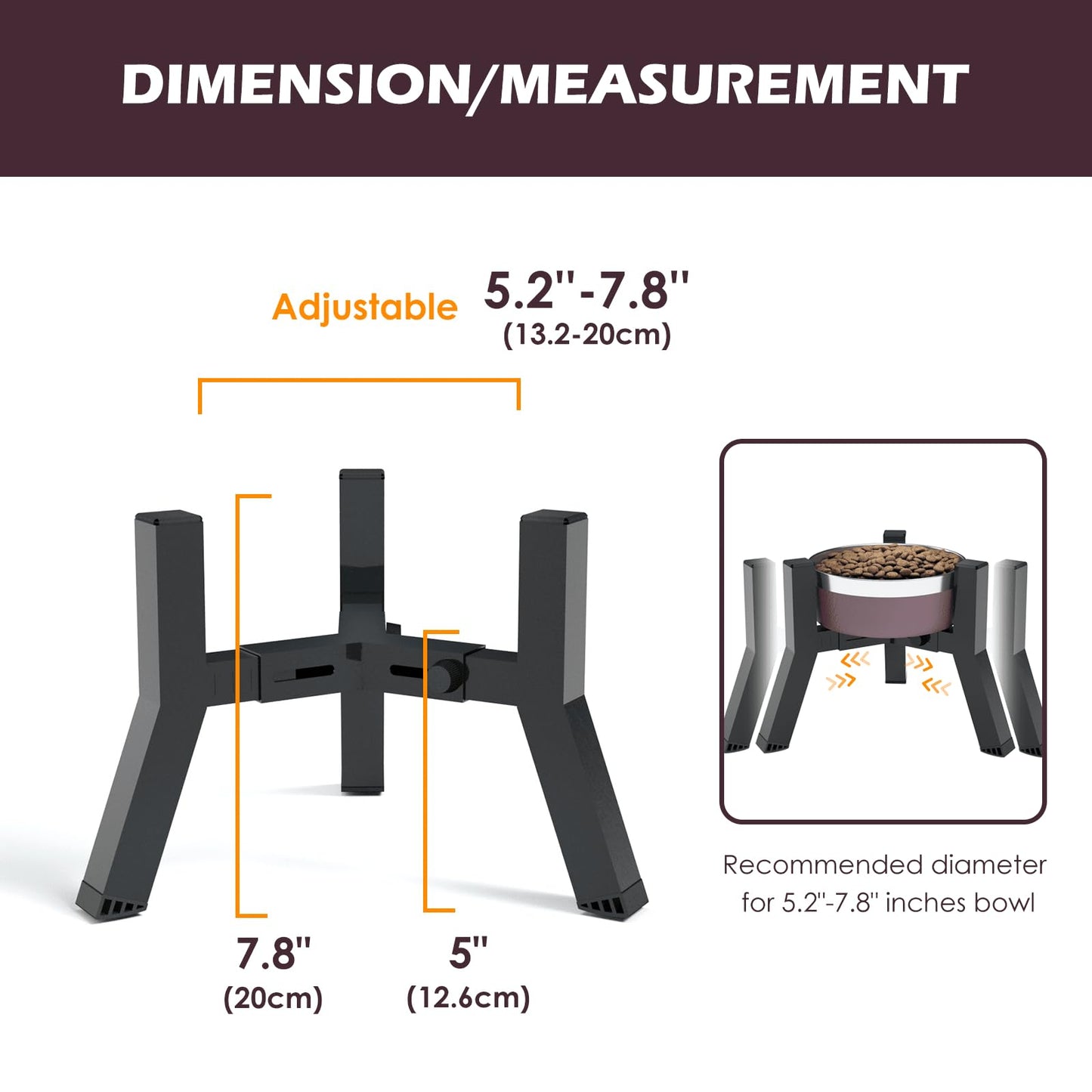 Cuencos Elevados SHAINFUN Ajustables para Perros Medianos