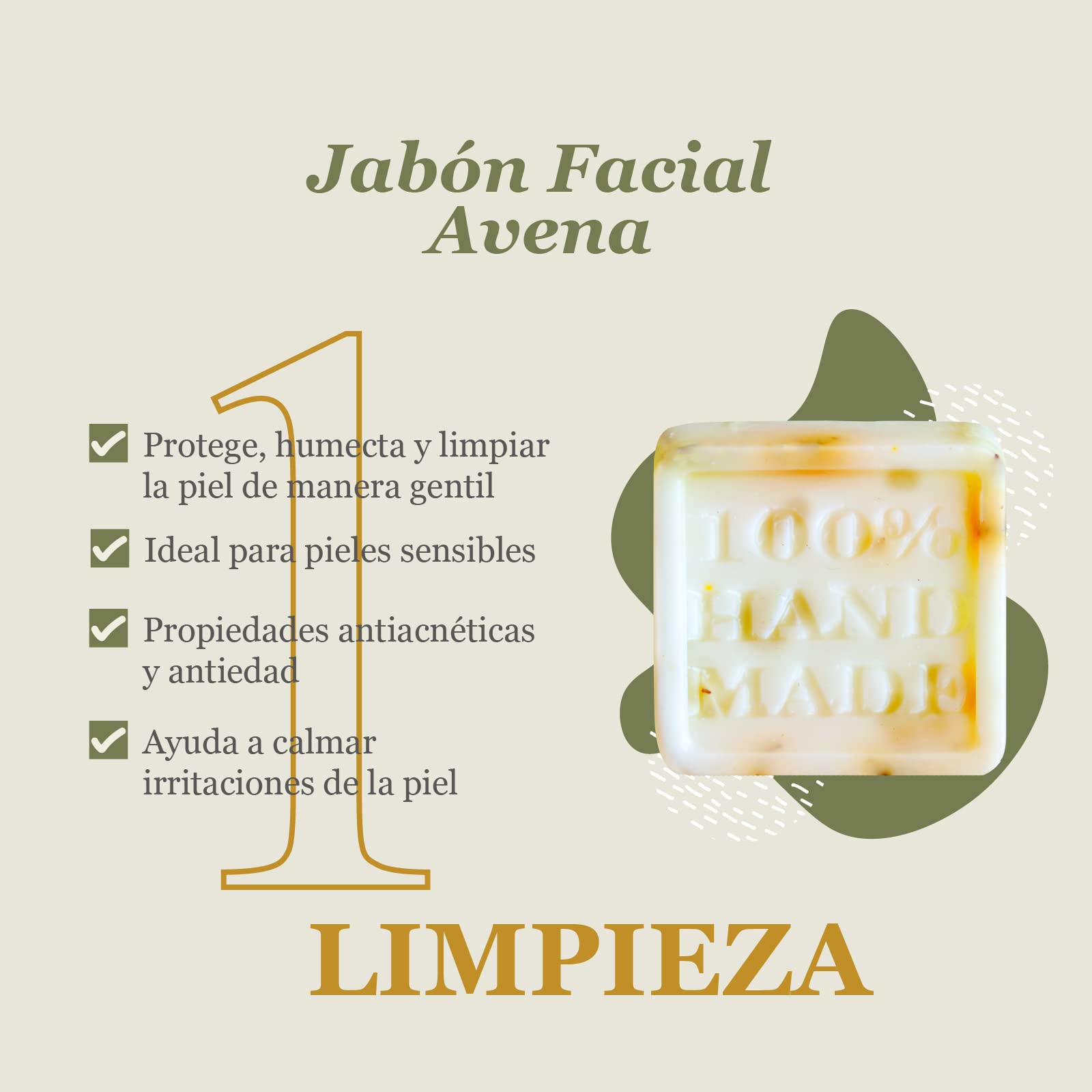 Kit Facial Piel Seca MatiMati-Antiedad, Rutina facial 1 pieza