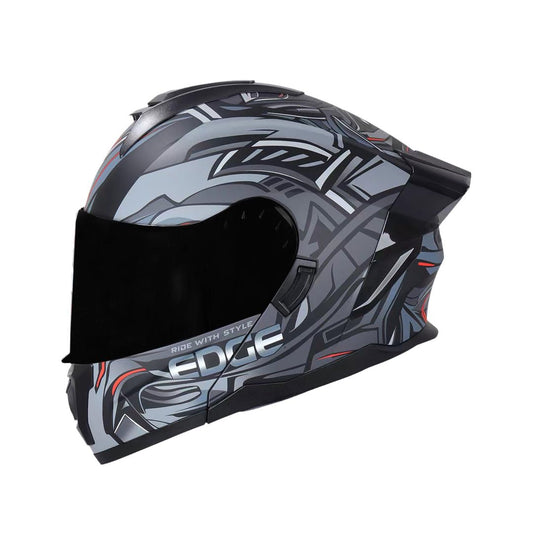 Casco Para Moto Integral BOSTON - Casco Motocicleta Marca EDGE - Visor Doble ANTIVAHO - Cascos Para Motos Certificados Dot Moto - Accesorios Para Moto Motocross Motocicleta Mujer Hombre Cascos De Moto