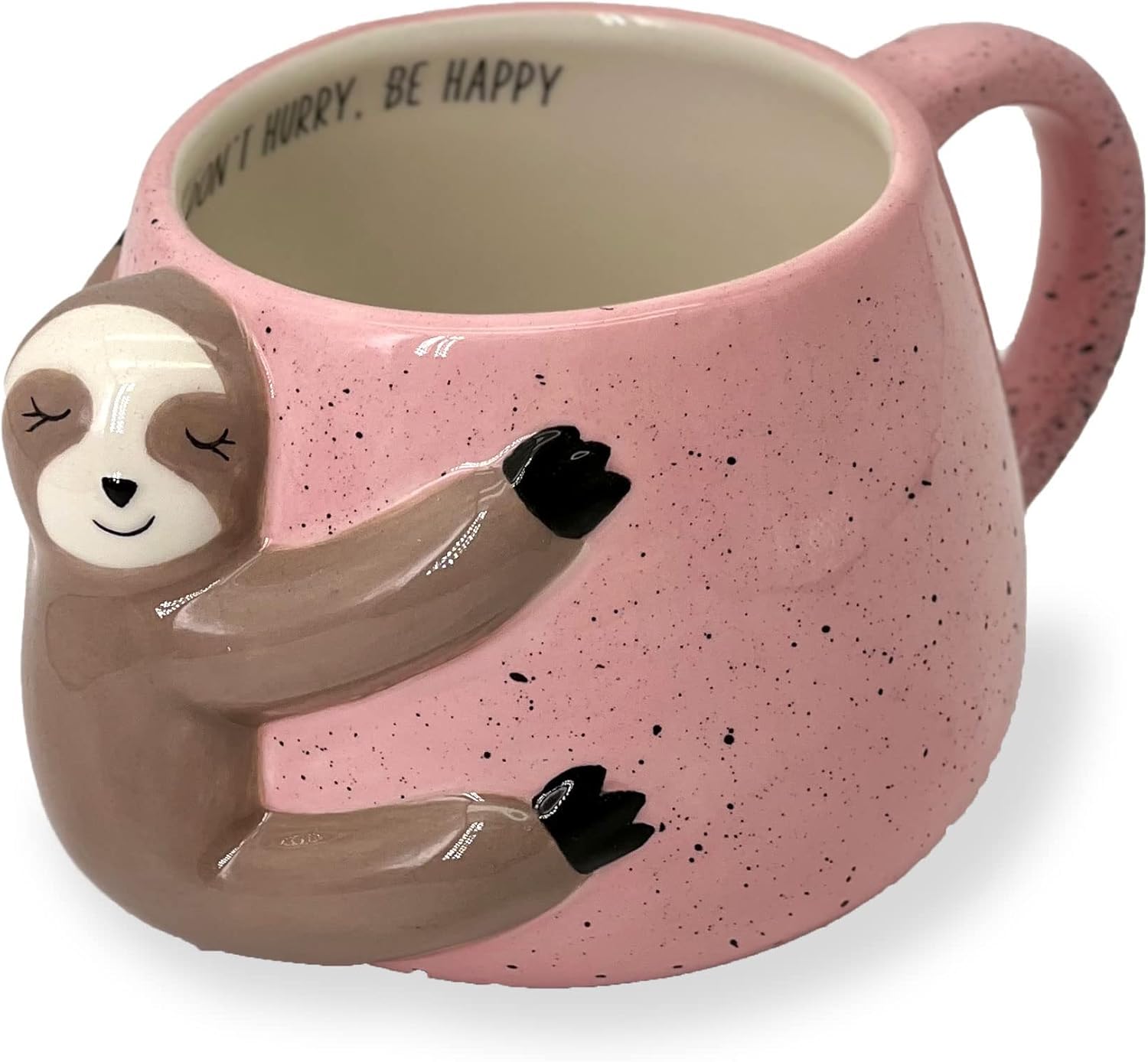 Tazas de Café de Cerámica VOTUM Blanca con Diseño Animal Hecha a Mano