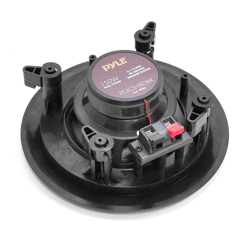 Bocinas Empotrables Pyle Blanco con Tweeter de Polímero y Potencia de 150 Watts