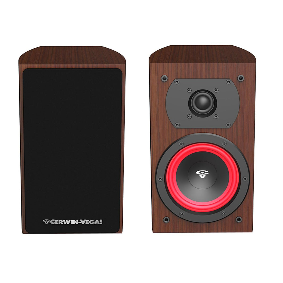 Altavoces de Estantería CERWIN-Vega! Espresso de 2 Vías 4 Pulgadas Home Audio