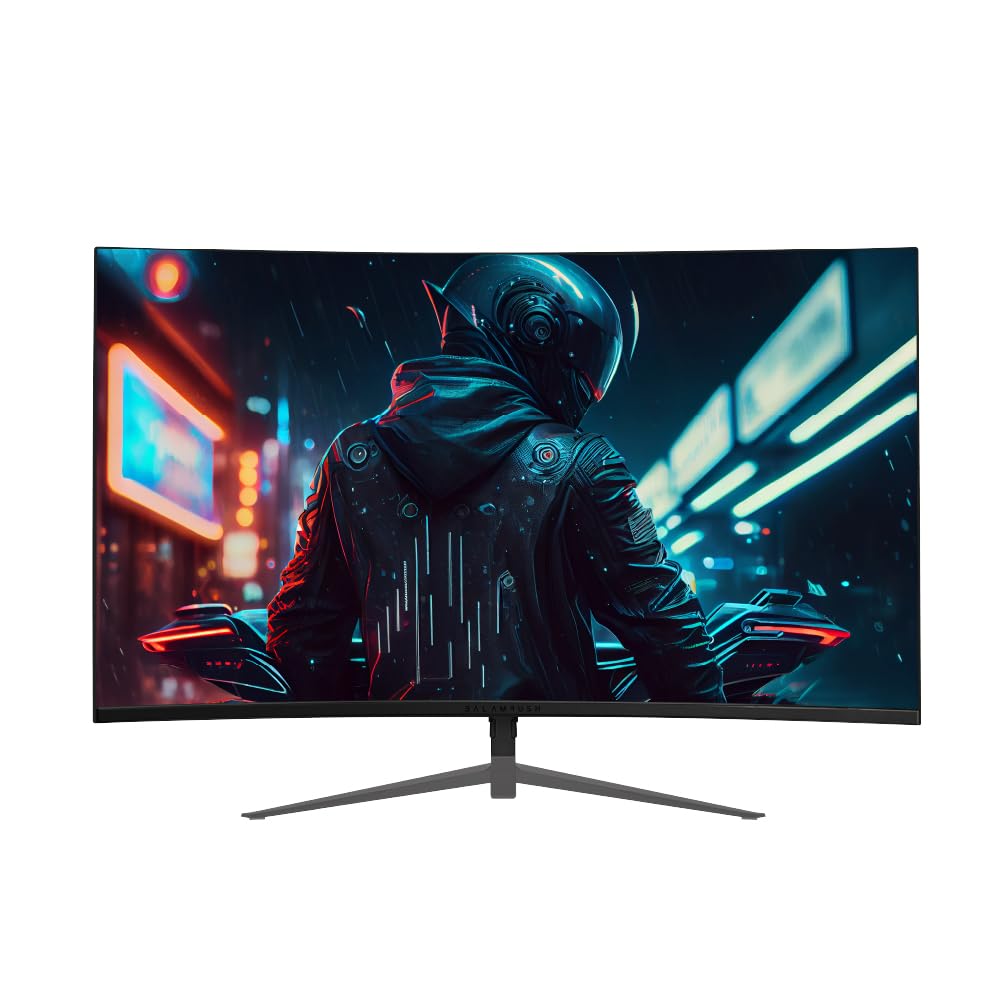 Balam Rush Monitor Gamer Curvo 27" VA/Ultra Earth II MGM27C / FHD R1800 / 180Hz / 1ms / F-Sync/G-Sync/Flicker-Free / 1xHDMI 1.4 + 1xDP 1.2 + 1xTipo C Display + 3.5 mm/VESA 100mm / Legend PEM Negro