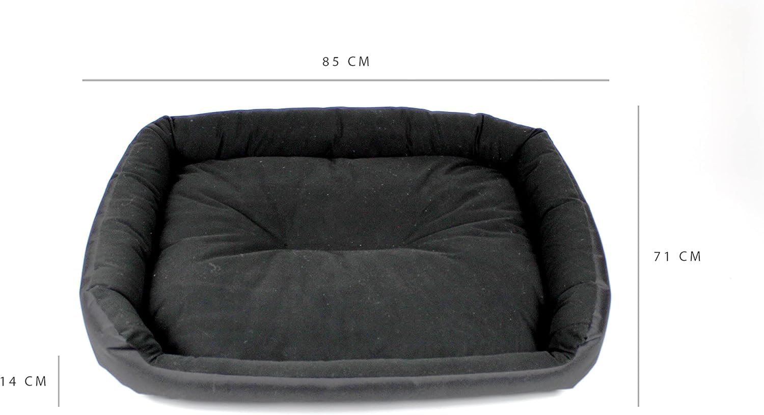 Cama para Perro HILLS Negra Resistente y Confortable