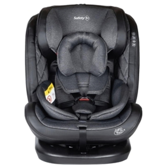 Autoasiento Safety 1st Giro 360 Grados con Harnés de 5 Puntos y Almohadas Laterales, Reclinable en 4 Posiciones y Lavable para Recién Nacido hasta 36 Kilos