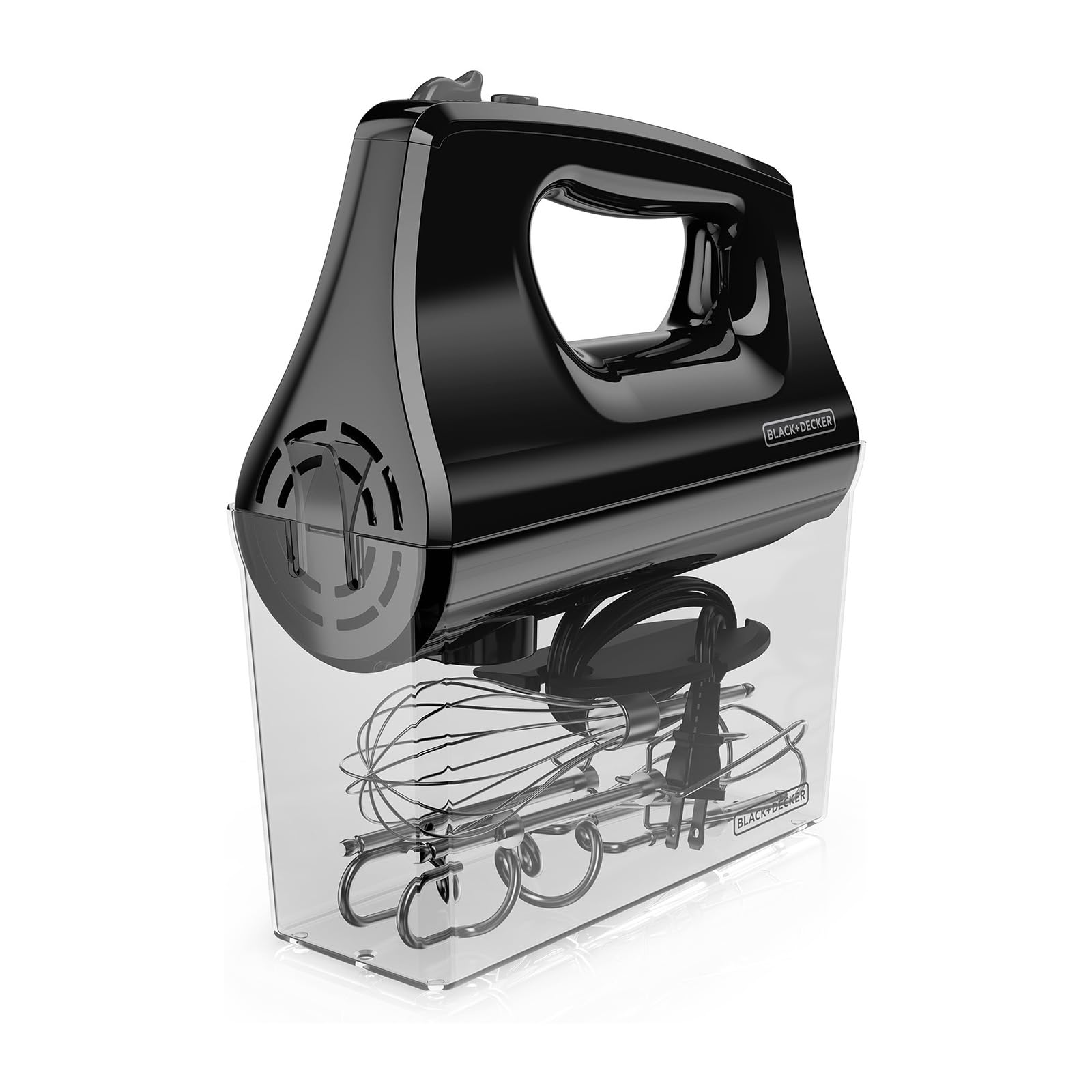 Batidora de mano BLACK+DECKER, 5 velodidades, negro, modelo MX400B-LA